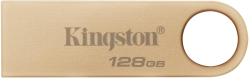 USB флаш памет Kingston DTSE9G3, 128GB, 100 MB/s, 220 MB/s, USB 3.2, Алуминиев корпус, Златист