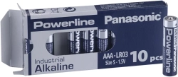 Батерия PANASONIC LR03 AAA 1,5V 10PK INDUSTRIAL Powerline
