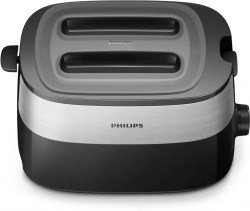  PHILIPS HD2517-90, 830 W, 8 нива, Капак против прах, Стоп бутон, Размразяване, Черен