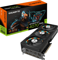 Видеокарта GIGABYTE GeForce RTX 4070 Super GAMING OC 12GB GDDR6X, 1x HDMI, 3х DP