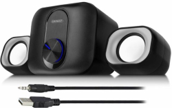 Колонки Озвучителна система EWENT Eminent 2.1, 3.5 mm, USB, 11W