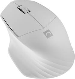 Мишка Natec Siskin, безжична Bluetooth, оптичен сензор 1600 dpi, бял цвят