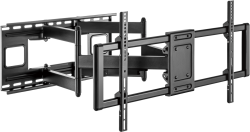 SBOX PLB-7486 :: Стойка за LCD (стенна) 43"-100" до 120 кг, черна