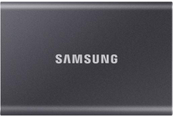 Хард диск / SSD Външен SSD Samsung T7 Titan Grey SSD 2000GB USB-C, Сив