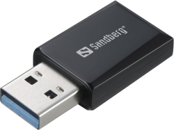 WiFi безжична карта/адаптер SANDBERG SNB-134-41 :: Mini Wifi адаптер, 1300 Mbit-s