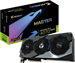 Видеокарта GIGABYTE GeForce RTX 4070 SUPER AORUS MASTER 12GB GDDR6X