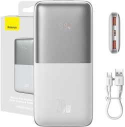 Батерия за смартфон Външна батерия Baseus Bipow Pro 10000mAh 20W с кабел USB Type A - USB Type C