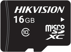 SD/флаш карта HIKVISION HS-TF-L2, 16GB, MicroSDHC, 20 - 95MB/s, TLC, Class 10/U1