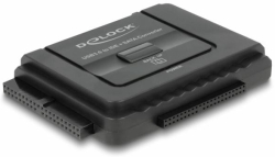 Кабел/адаптер Конвертор Delock, USB 5 Gbps - SATA 6 Gb-s - IDE 40 pin - IDE 44 pin, backup функция