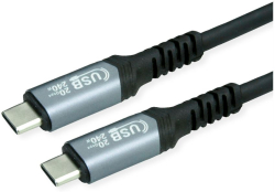 Кабел/адаптер VALUE 11.99.9087 : Кабел USB4 Gen2x2, Emark, Type C–C, M-M, 20 Gbit-s,240W, 2 м.