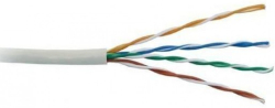 Инсталационен LAN кабел   Kабел DAHUA UTP Cat5e 24AWG/CCA бял ролка 305м 