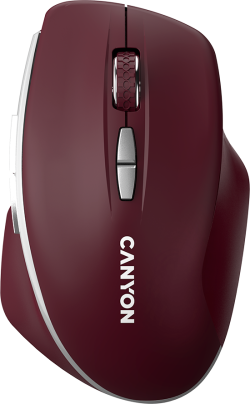 Мишка Геймърска CANYON MW-21, 2.4 GHz Wireless, DPI 800-1200-1600 червена