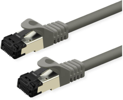 Медна пач корда VALUE 21.99.1802 :: Кабел S-FTP Patch Cord Cat. 8 (Class I), LSOH, сив, 2.0 м