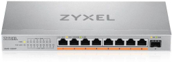 Комутатор/Суич ZyXEL XMG-108HP, 8x 2.5G, 1х 10G SFP+, PoE budget 100W, 802.11af/at, 240x105x27mm