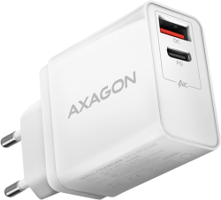 Кабел/адаптер AXAGON ACU-PQ22W QC3.0 + USB-C PD wall charger