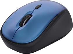 Мишка TRUST YVI+ безжична wireless, оптичен сензор, 4 бутона, син цвят