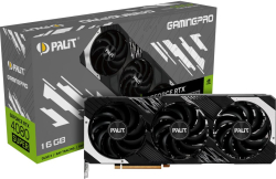 Видеокарта Palit GeForce RTX 4080 Super Gaming Pro, 16GB GDDR6X, 1x HDMI 2.1a, 3x DP 1.4a, 256 bit