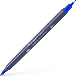 Канцеларски продукт Faber-Castell Маркер Goldfaber Sketch, № 151, хелио синьо-червен