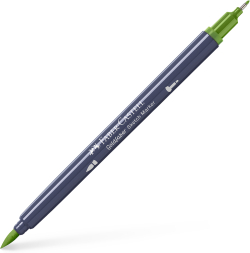 Канцеларски продукт Faber-Castell Маркер Goldfaber Sketch, № 168 земно зелено-жълт