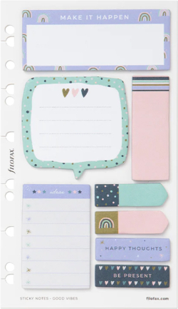 Filofax Самозалепващи се листчета Good Vibes