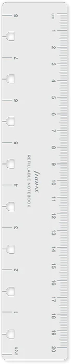 Filofax Линия-разделител, А5, прозрачна