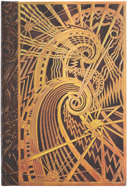 Канцеларски продукт Paperblanks Тефтер The Chain Spiral, Mini, широки редове, твърда корица, 88 листа