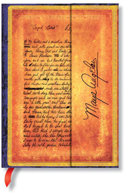 Канцеларски продукт Paperblanks Тефтер Angelou, Midi, широки редове, твърда корица, 72 листа
