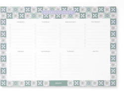 Канцеларски продукт Filofax Планер Mediterranean, настолен, седмичен