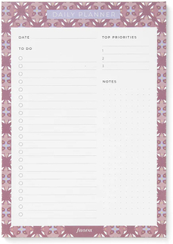 Канцеларски продукт Filofax Планер-пад Mediterranean, дневен, с магнит