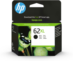 Касета с мастило Оригинален патрон HP C2P05AE, No62XL, 600 страници-5%, Black на най-ниска цени