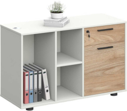 Шкаф RFG Monaco, 1000 х 400 х 630 mm, ПДЧ, бряст и бяло