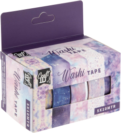 Grafix Самозалепваща се лента, с мотиви за декорация, широчина 15 мм., 5 броя