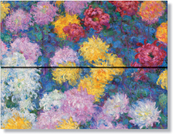Канцеларски продукт Paperblanks Папка за документи Monet Chrysanthemums