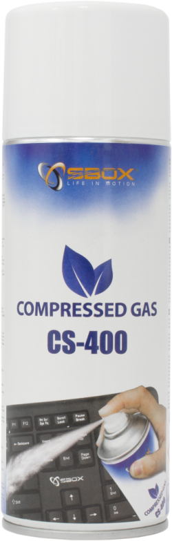 Почистващ продукт SBOX CS-400 :: Въздух под налягане, 400ml