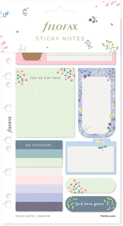 Канцеларски продукт Filofax Самозалепващи се листчета Meadow