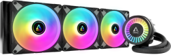 Водно охлаждане Arctic Liquid Freezer III 420, A-RGB, 4 pin, 69.90 CFM, съвместимост с Intel/AMD