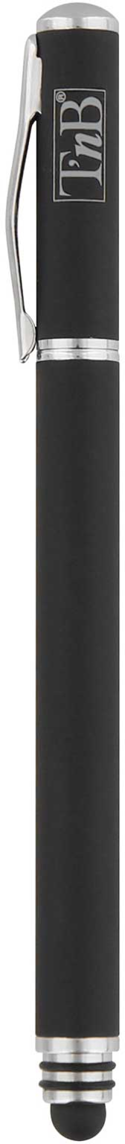 Аксесоар за таблет TNB Стилус First, универсален, 2 в 1, черен