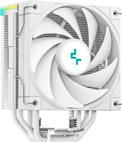 Охладител за процесор DeepCool AK400 Digital WH, 1x120mm FK120 PWM Fan, Digital Display, ARGB