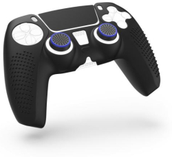 Мултимедиен продукт Комплект аксесоари 6 в 1 HAMA, за PlayStation 5 контролер, черен