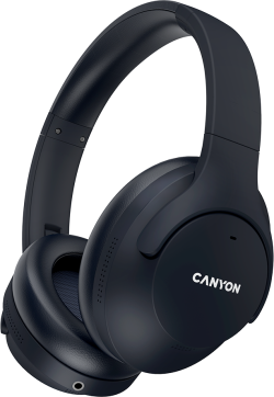 Слушалки Canyon OnRiff 10, безжични Bluetooth, с микрофон, обхват до 10 метра, черен цвят