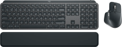 Клавиатура Logitech MX Keys Combo Gen 2, Подсветка, 8000 dpi, 1500 mAh, Черен