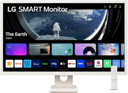 Монитор LG 32SR50F-W, 31.5" 1920 x 1080, IPS, 60 Hz, 50 cd/m2, 2x HDMI, 2x USB, 250 cd/m2, Бял