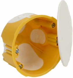 Кутия единична, разклонителна с капак за гипскартон KUL68-45