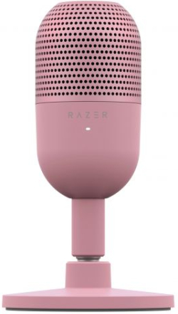Микрофон Геймърски Razer Seiren V3 Mini, 20 Hz - 20 kHz, -36 dB, LED индикатор, USB порт, розов цвят