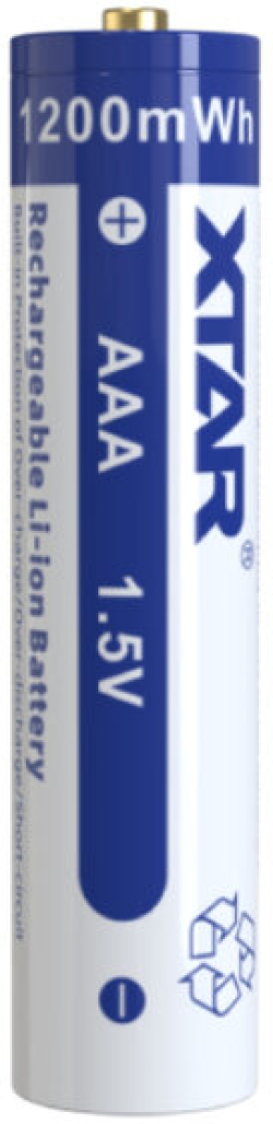Батерия Акумулаторна батерия LiIon 10440 AAA R03  1,5V 800mAh 4 бр. в PVC кутия  XTAR
