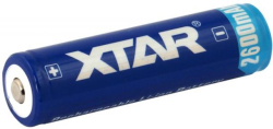 Батерия Акумулаторна батерия XTAR за фенери 18650 със защита , 2600mAh, Li-ion