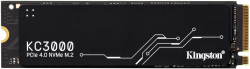 Хард диск / SSD Kingston KC3000, 2TB, M.2 2280, 7000 MB/s, CI Express 4.0 x4, NVMe 1.4, Черен