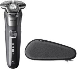 Тример Philips Series 5000, Глави SH71, Li-ion, Бързо зареждане, SteelPrecision, Сив на най-ниска цени