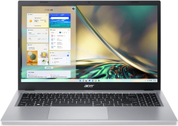 Лаптоп Acer Aspire 3, AMD Ryzen 3 7320U, 8GB, 512GB SSD NVМе, 15.6" Full HD, Сребрист