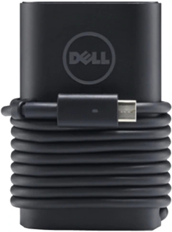 Захранване за лаптоп Dell, USB Type-C, 90W, 20V, 4.5A, 1 м кабел, Черен